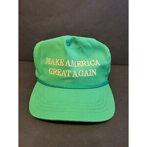 2017 St. Patricks Day Donald Trump MAGA Hat Green Cali Fame Made In USA Snapback
